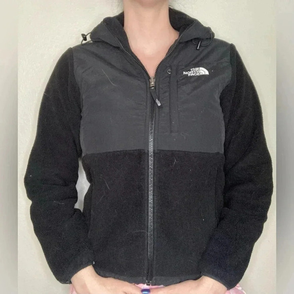 The North Face Black Fleece Zip Up Jacket Size Small - Picture 1 of 5